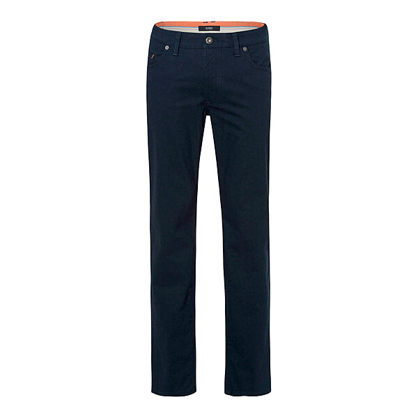 Eurex | Sommerleichte 5-Pocket-Hose | Kurze Leibhhe | Marine