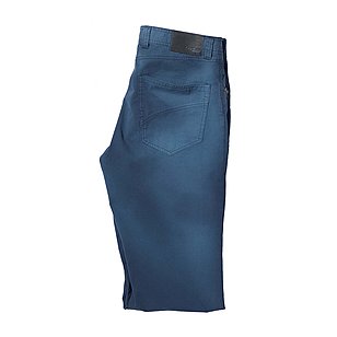 Luigi Morini | Farbige sportliche 5 Pocket Hose | Farbe blau