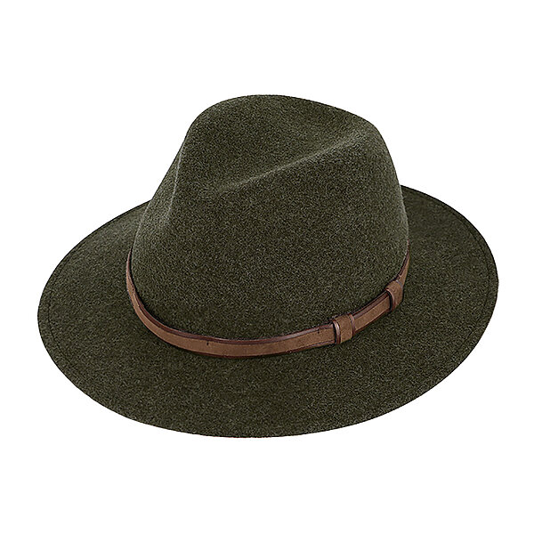 Fiebig | Eleganter Wollfilzhut | Farbe Oliv