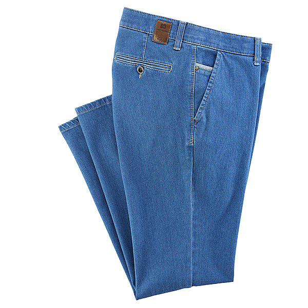 Club of Comfort | Flat-Front Jeans | Blue