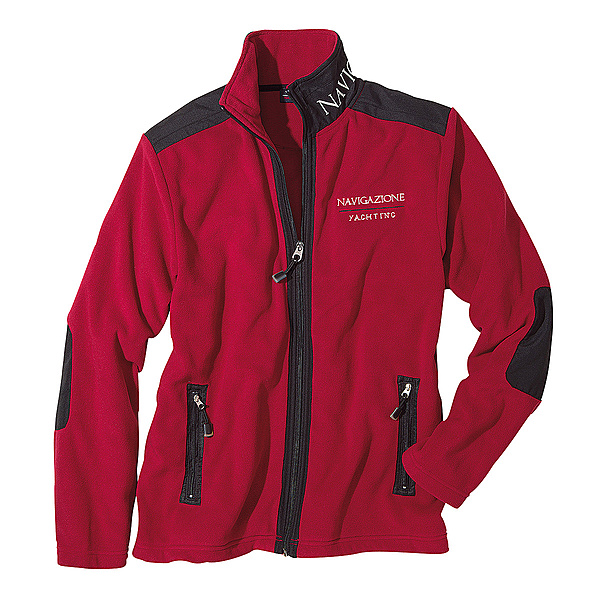 Fleecejacke Farbe rot