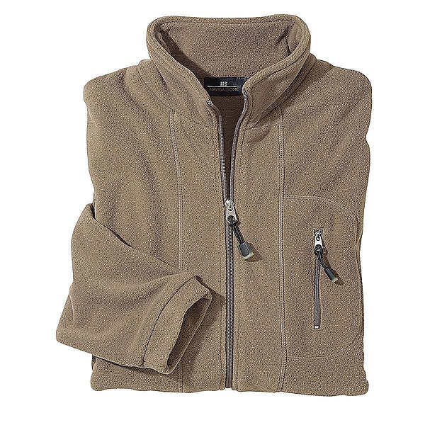 Fleecejacke Farbe taupe