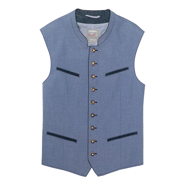 Gebrder Weis | Trachtenweste Bodensee | Blau