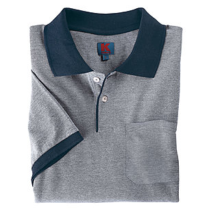 Kimmich | Polo Shirt | Elastische Baumwolle | Pflegeleicht | Marine
