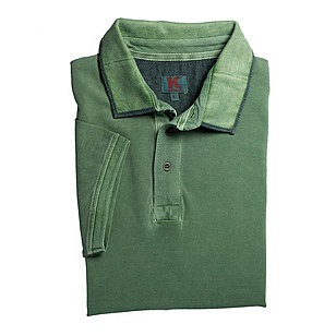 Kimmich | Polohemd mit Knopfleiste | Farbe grün