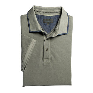 Kimmich | Polohemd mit Knopfleiste | Farbe grau
