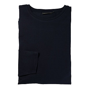 Kitaro | Langarm T-Shirt | Reine Baumwolle | Farbe marine