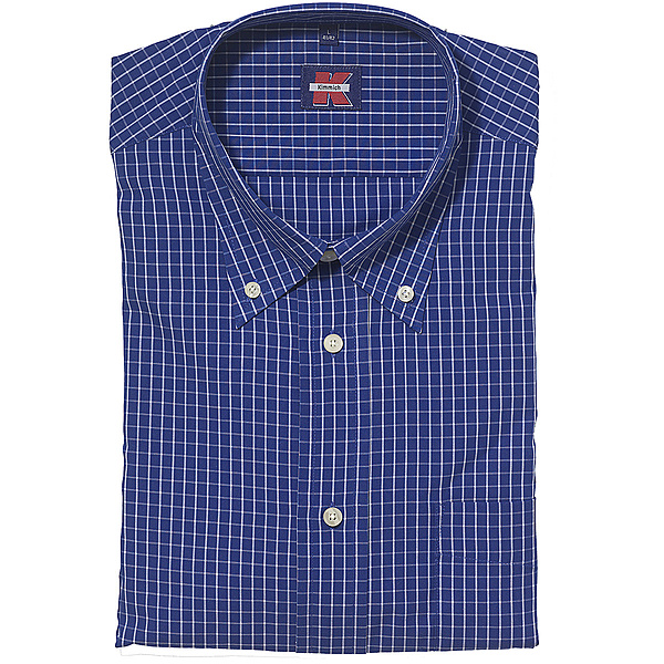 Langarmhemd | Reine Baumwolle bgelfrei | Button down Kragen | Blau