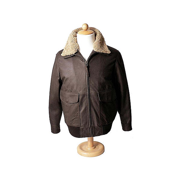 Lederblouson Farbe braun