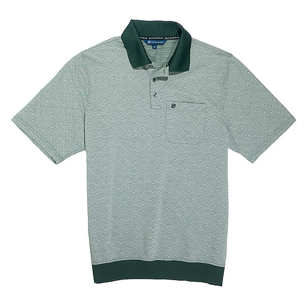 Navigazione | Polo-Shirt mit elastischem Bund | Halbarm | Grn