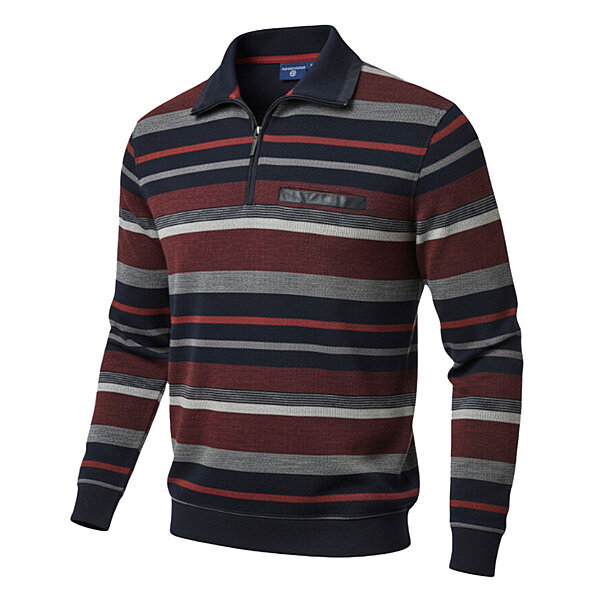 Navigazione | Sweat-Shirt | Pflegeleichte Baumwoll-Mischung | Burgund