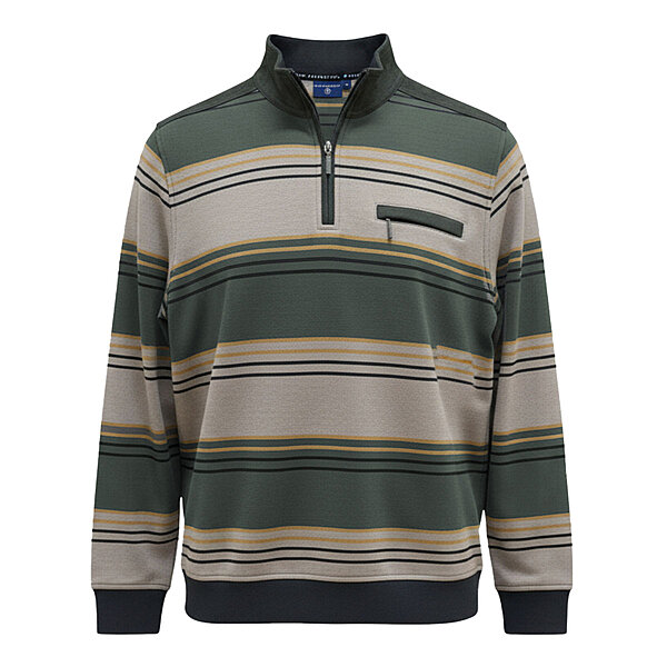 Navigazione | Sweat-Shirt | Pflegeleichte Baumwoll-Mischung | Oliv