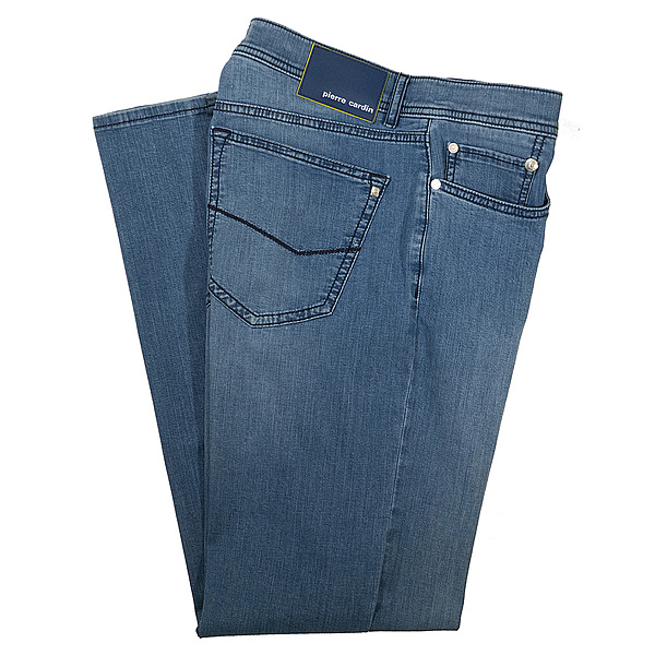 Pierre Cardin | 5-Pocket-Jeans | Form Lyon | Airtouch Premium Denim | Bleach