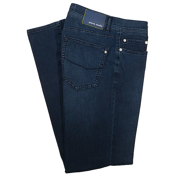 Pierre Cardin | 5-Pocket-Jeans | Form Lyon | Airtouch Premium Denim | Darkblue