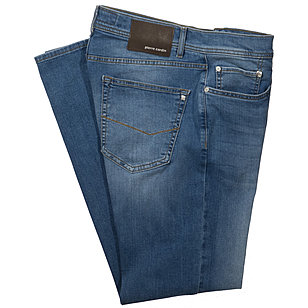 Pierre Cardin | 5-Pocket-Jeans | Form Lyon | Special Lightweight Premium Denim | stone bleach