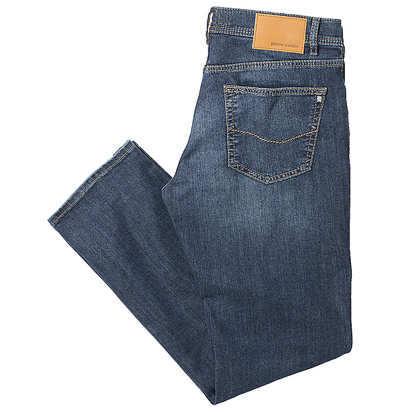 Pierre Cardin | 5 pocket Jeans | Lyon Blue Bolt Denim | stoneblue