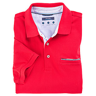 Pierre Cardin | Polo Shirt | Baumwoll-Piquee | Rot
