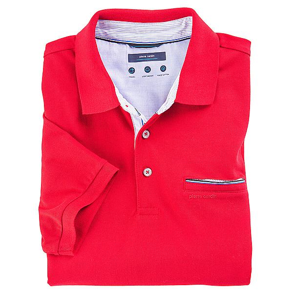Pierre Cardin | Polo Shirt | Baumwoll-Piquee | Rot