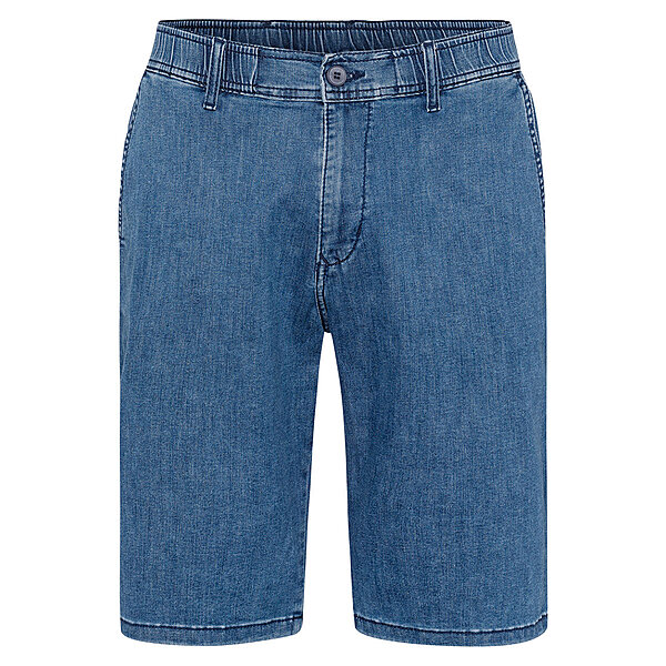 Pioneer | bequeme Jeans Bermuda | Kurze Leibhhe | Jeansblau