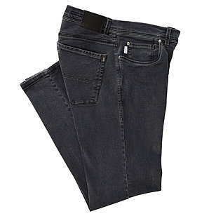 Pionier sportive | 5-pocket Jeans | High-Stretch-Denim | Kurze Leibhöhe | Grau
