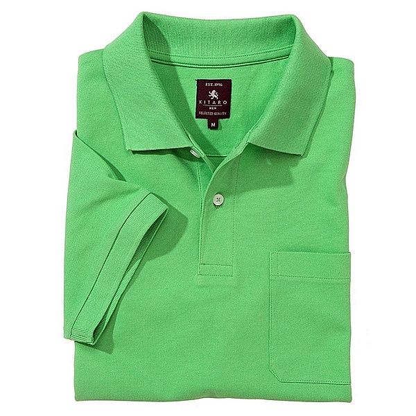 Kitaro | Polo Pique | Farbe hellgrn