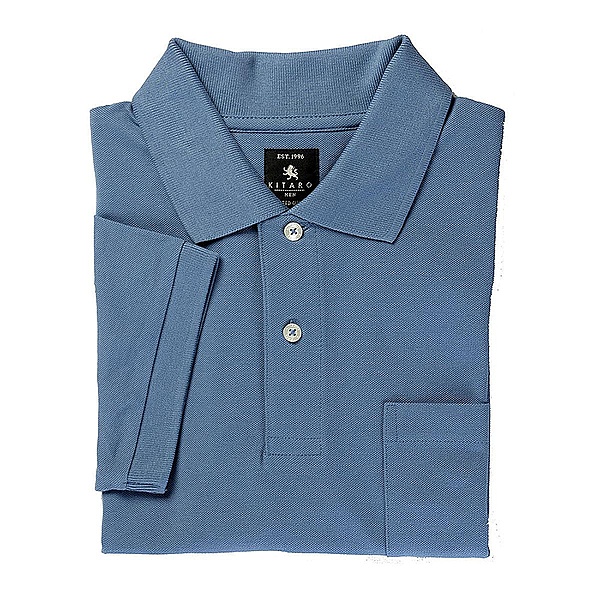 Kitaro | Polo Pique | Farbe jeans