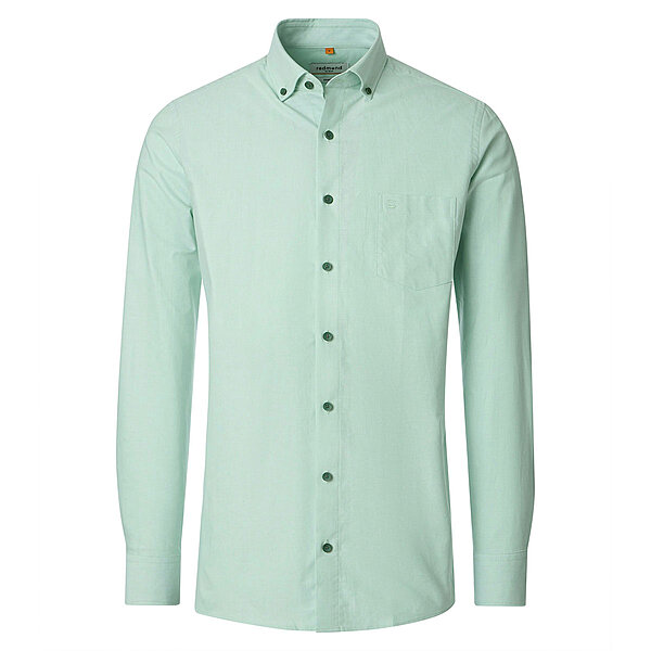 Redmond | Freizeithemd | Langarm | Baumwolle | Button-Down-Kragen | Gr�n