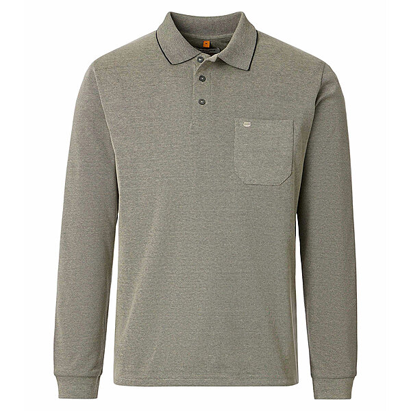 Redmond | Langarm Polo | Pflegeleicht | Sand