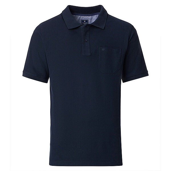 Redmond | Polo-Shirt | Baumwolle Pique | Brusttasche | Marine