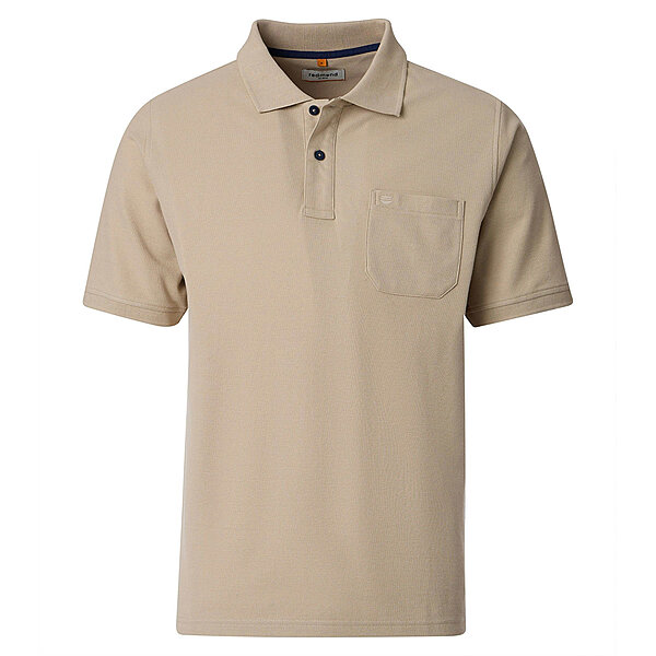 Redmond | Polo-Shirt | Baumwolle Pique | Brusttasche | Sand