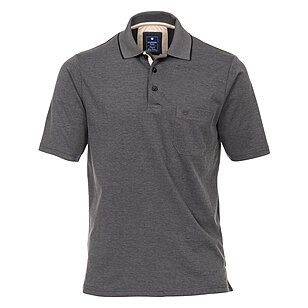 Redmond | Polo Shirt | Easy Care | Wash & Wear | Mit Brusttasche | Anthrazit