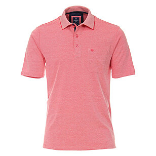 Redmond | Polo Shirt | Easy Care | Wash & Wear | Mit Brusttasche | Hummer-Rot