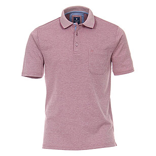 Redmond | Polo Shirt | Easy Care | Wash & Wear | Mit Brusttasche | Weinrot