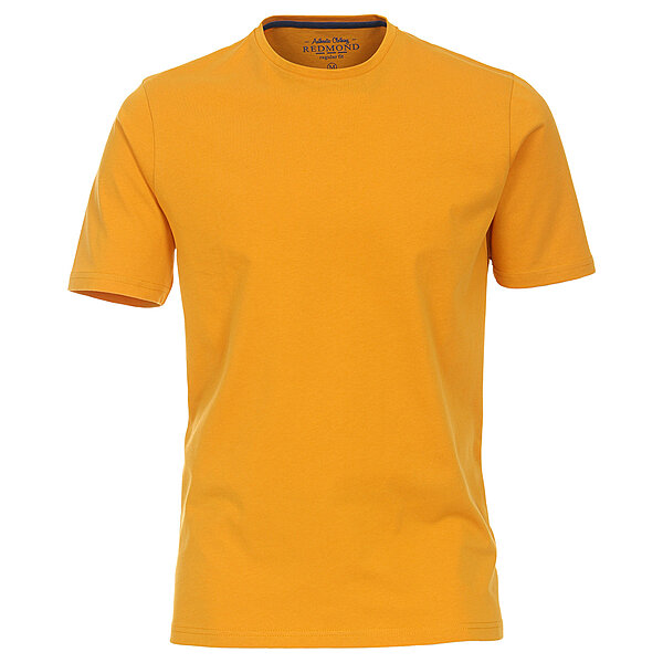 Redmond | T-Shirt Rundhals | Baumwolle | Gelb