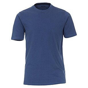 Redmond | T-Shirt Rundhals | Baumwolle | Rauchblau