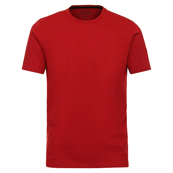 Redmond | T-Shirt Rundhals | Baumwolle | Rot