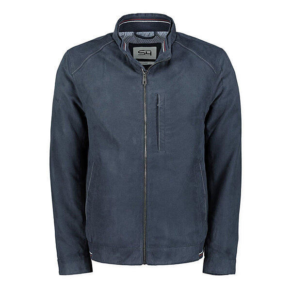 S4 | Mikrovelour | Leicht-Blouson | Marine