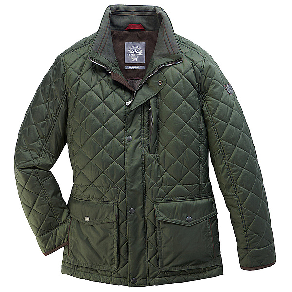 S4 | Stepp-Jacke | British-Style | Moosgrn