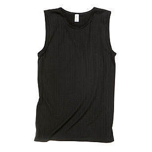 Comazo | Shirt ohne Arm | Tank Top | Elastische Baumwolle | Schwarz