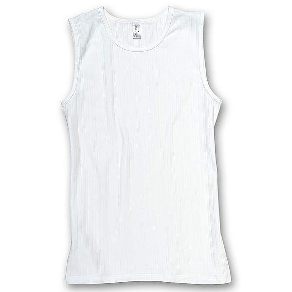 Comazo | Shirt ohne Arm | Tank Top | Elastische Baumwolle | Wei