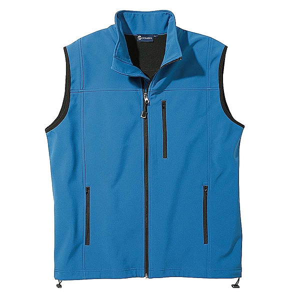 Softshell Weste | Farbe blau