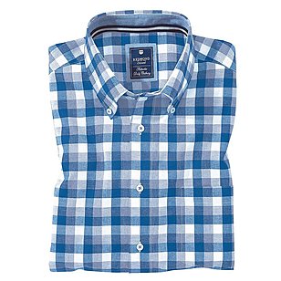 Redmond | Sommer-Kombi-Hemd | Farbe blau