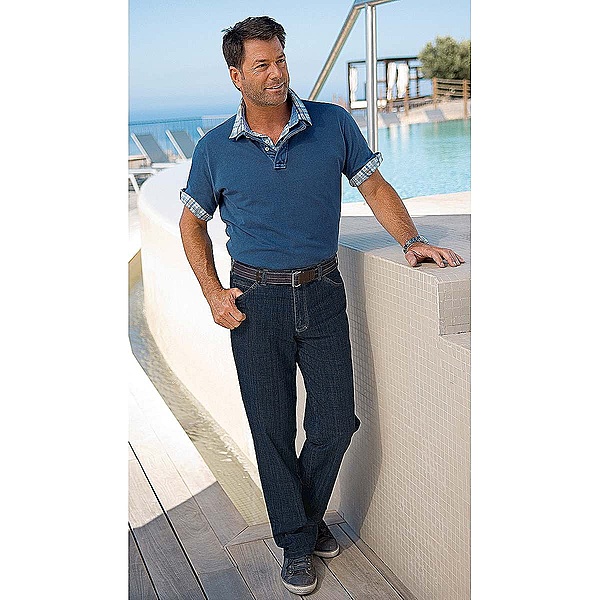 Superbequeme, edle Jeans Farbe darkblue