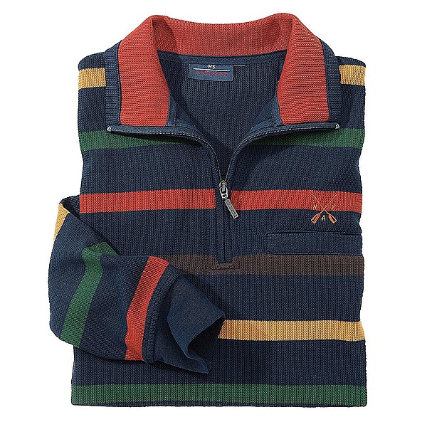 Pflegeleicht | Sweatshirt | Farbe zimt marine