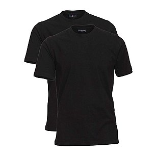 Casa Moda | T Shirt Doppelpack Rundhals | Farbe schwarz