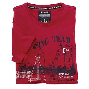 T-Shirt im Club-Stil Farbe rot