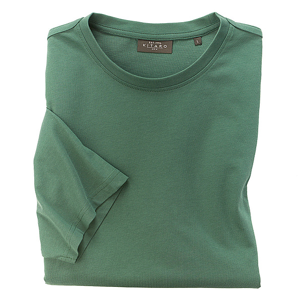 Kitaro | Uni T Shirt Baumwolle | Farbe grn