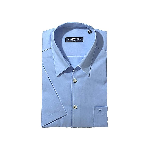 Vario Kragen Hemd 100% Baumwolle blau