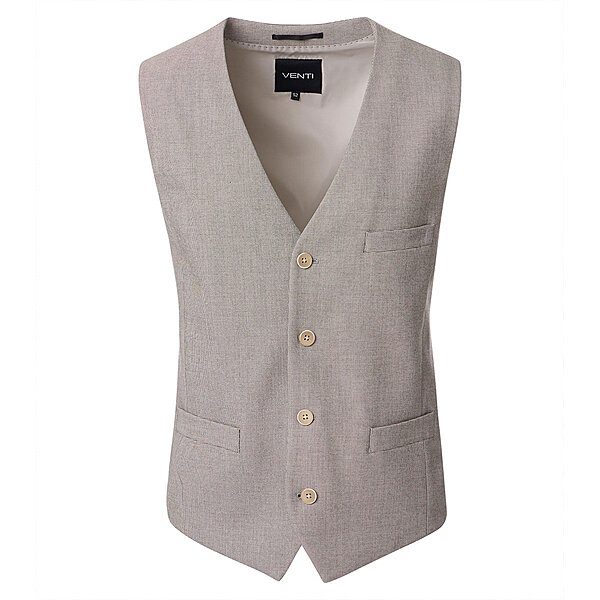 Venti | Anzugweste | Beige