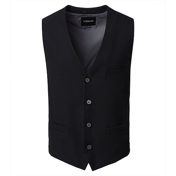 Venti | Anzugweste | Schwarz